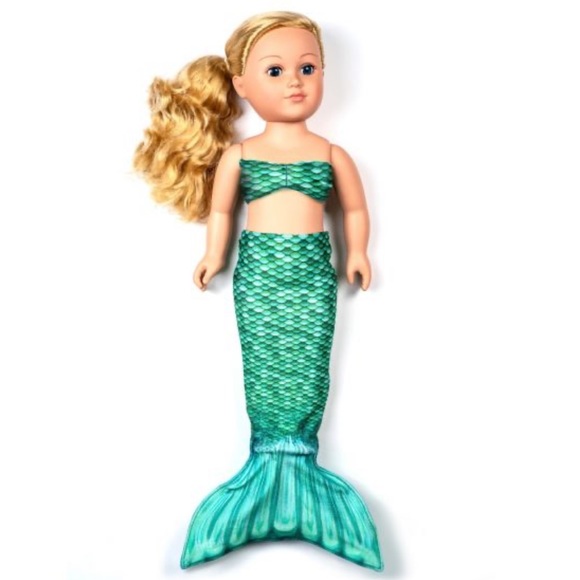 Fun Fun Mermaid Tail Set for 18 inch Doll - Picture 1 of 13